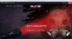 Desktop Screenshot of killzoneflashlights.com